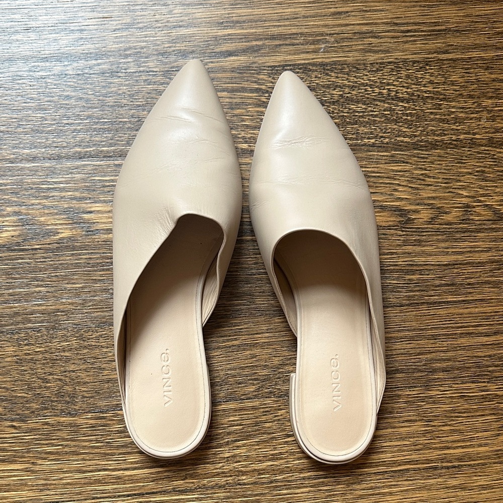 Vince Dana Leather Mules